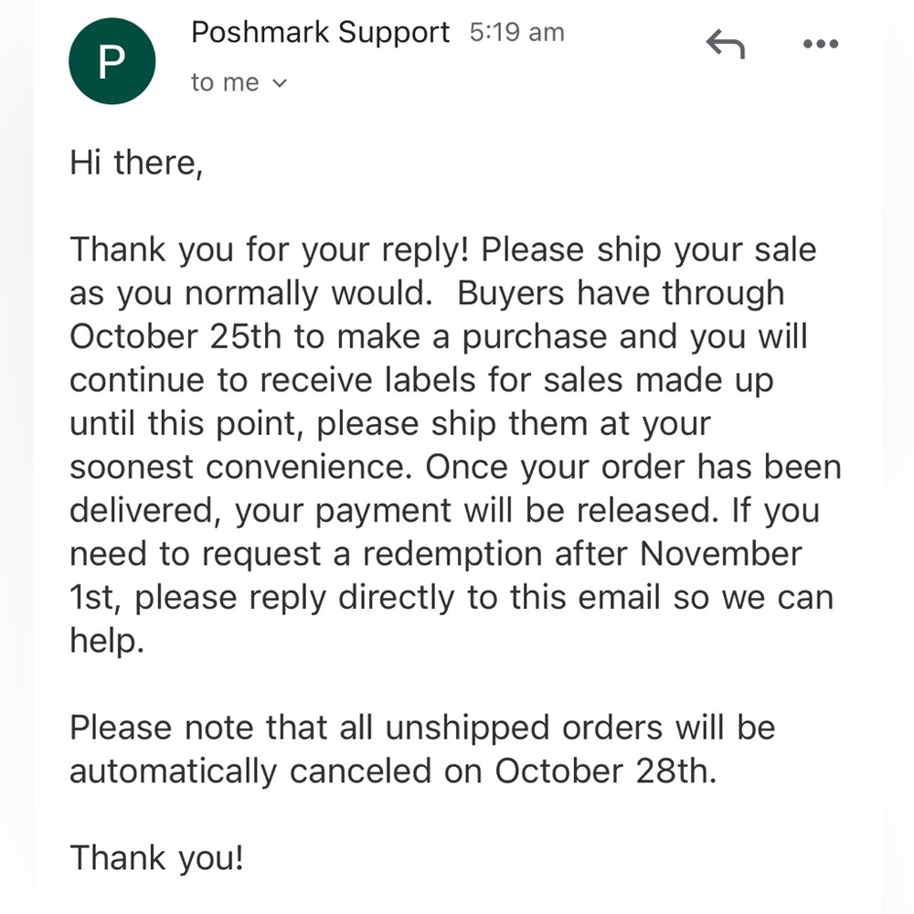 Poshmark Closing! Last day to buy is Wed 25 Oct! Please find on…see description - Picture 3 of 4
